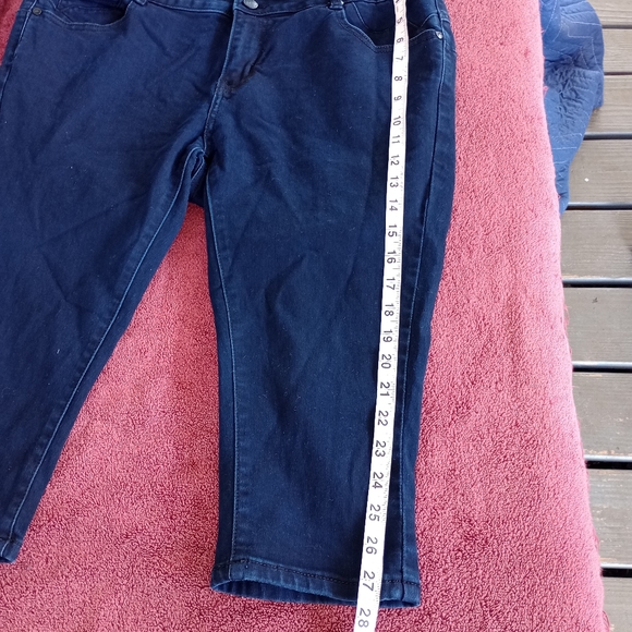 Vior levanta pompis jeans/ butt lifting jeans Capri shorts size 14 - Picture 8 of 11